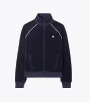 Velour Track Jacket