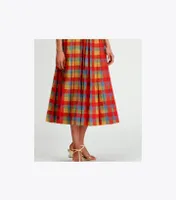 Veronica Plaid Pleated Skirt