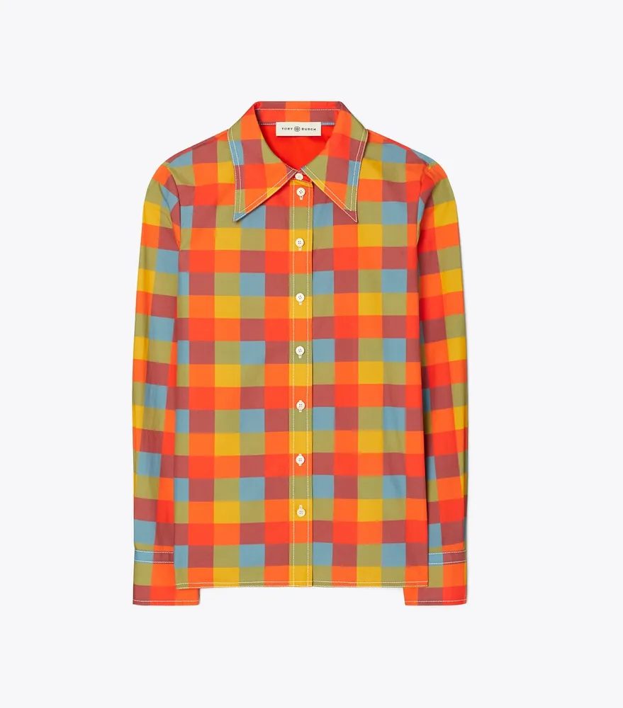 Veronica Plaid Poplin Shirt