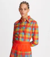 Veronica Plaid Poplin Shirt