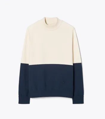 Viscose Color-Block Sweater