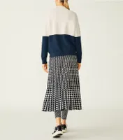 Viscose Color-Block Sweater