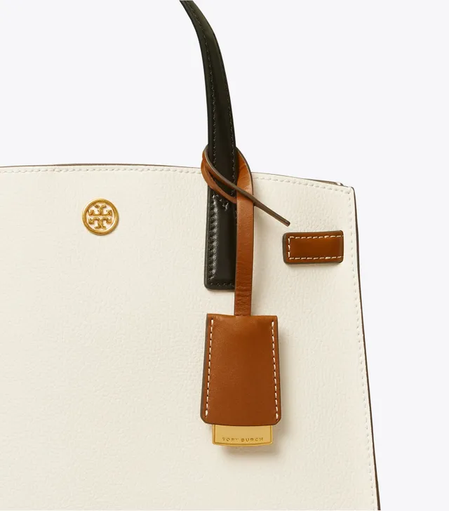 Tory Burch Walker Small Satchel in Brown