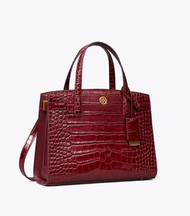 Tory Burch Kira Embossed Small Satchel