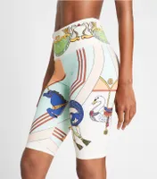 Weightless Printed Long Bike Short