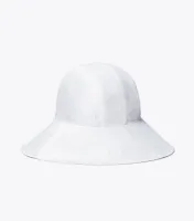 Wide-Brim Woven Jacquard Bucket Hat