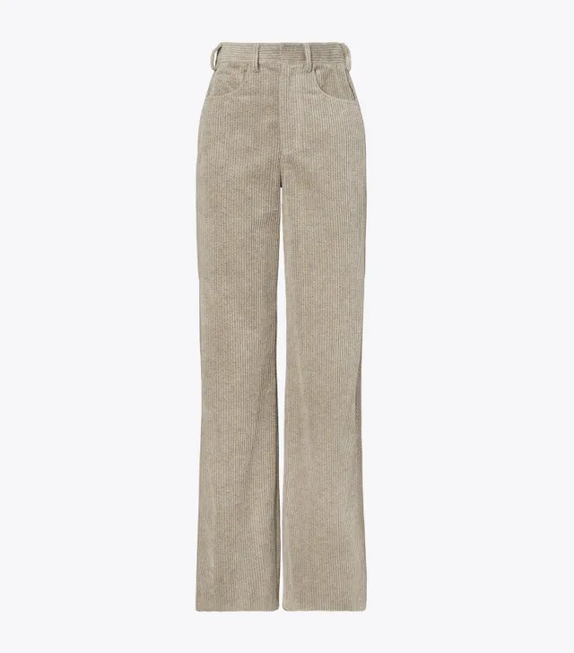 Buckle BBJ High Rise Cropped Wide Leg Corduroy Pant