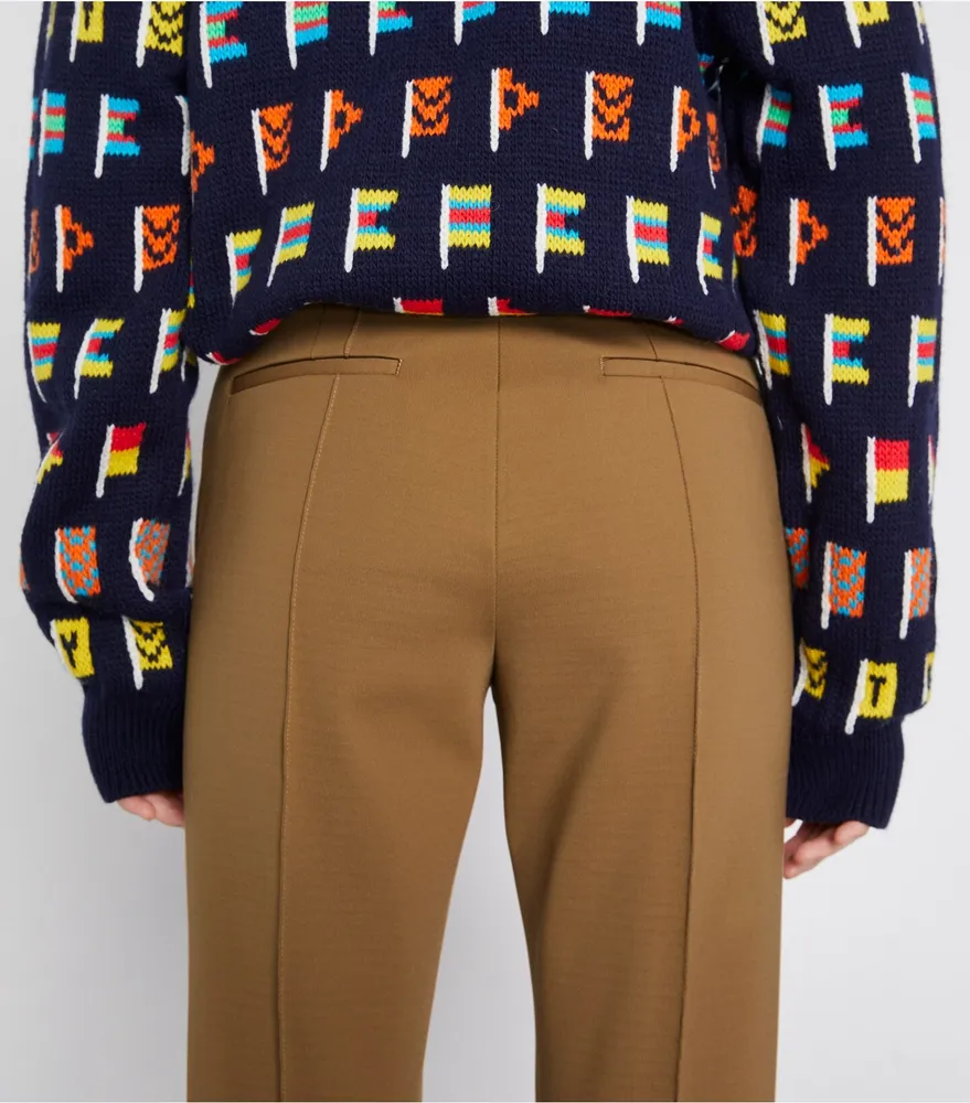 Wide-Leg Track Pant
