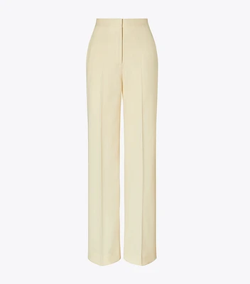 Wide Leg Twill Pant