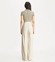 Wide Leg Twill Pant