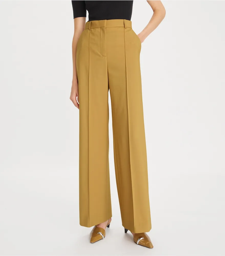 Wool Wide Leg Pant