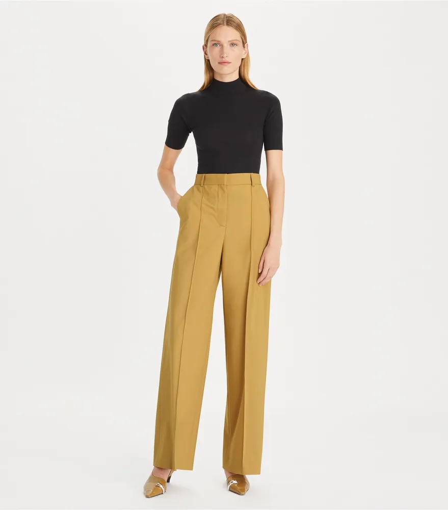 Wool Wide Leg Pant