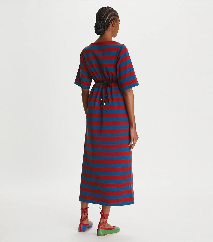 Woven Double T T-Shirt Dress