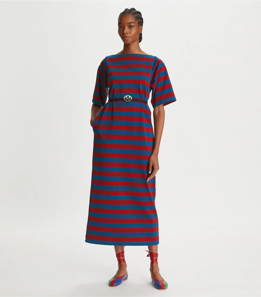 Woven Double T T-Shirt Dress