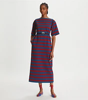 Woven Double T T-Shirt Dress