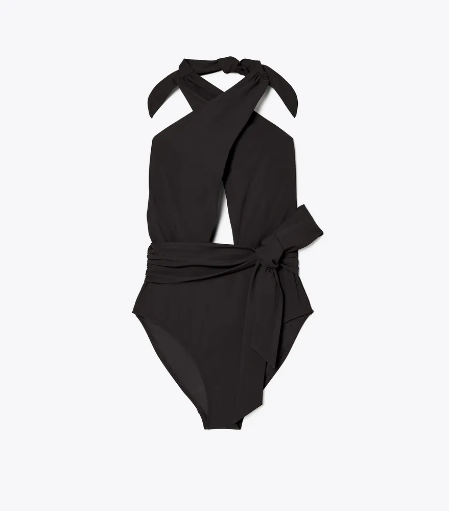 Wrap One-Piece Swimsuit