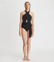 Wrap One-Piece Swimsuit