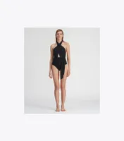 Wrap One-Piece Swimsuit