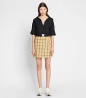 Yarn-Dyed Twill Club Skirt