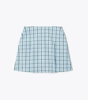 Yarn-Dyed Twill Pleated Golf Skort