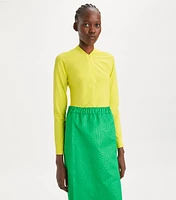 Zip Viscose Sweater