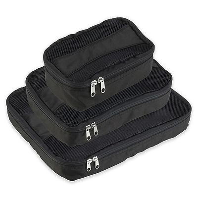 Latitude 40 ° N® Packing Cubes 3-Pack in Black