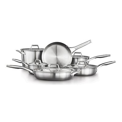 Calphalon® Premier™ Stainless Steel 11-Piece Cookware Set