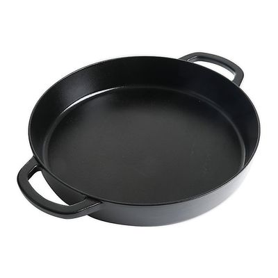 Our Table™ 14-Inch Preseasoned Cast Iron Everyday Pan in Black