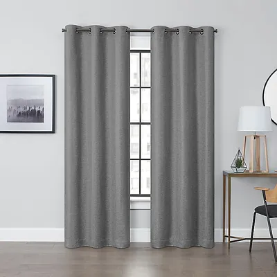 Brookstone™ Debray Grommet 100% Blackout Window Curtain Panels (Set of 2)
