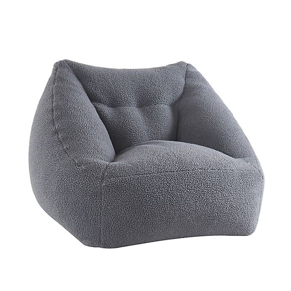 simply essential sherpa bean bag chair