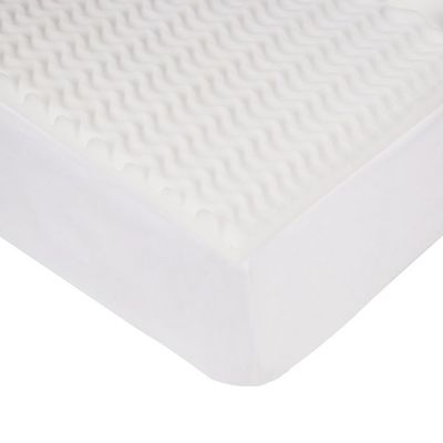 Simply Essential™ 1.5-Inch 5-Zone Foam Mattress Topper Neutral