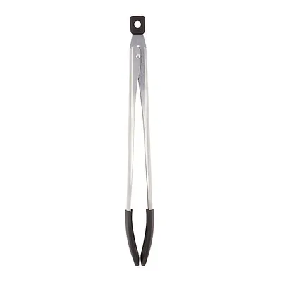 Our Table™ Metal Locking Tongs with Silicone Heads in Black