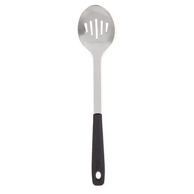Our Table™ Metal Slotted Spoon in Black