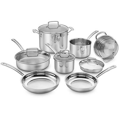 Cuisinart® Chef's Classic™ Pro Stainless Steel 11-Piece Cookware Set