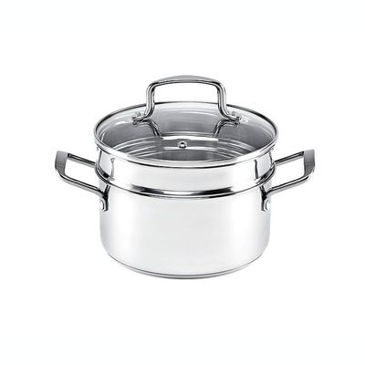 Our Table™ 3 qt. Stainless Steel Covered Soup Pot