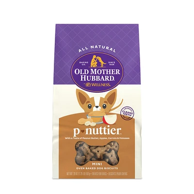 Old Mother Hubbard® P-Nuttier Mini Biscuit Dog Treats - Natural