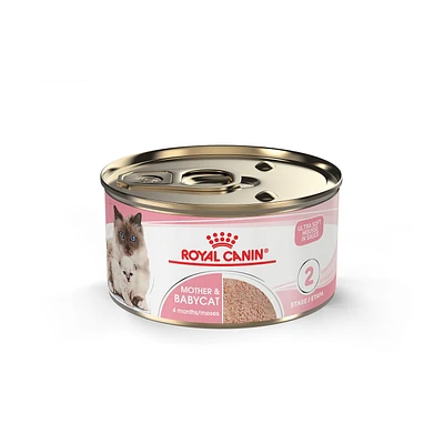 Royal Canin® Feline Health Nutrition Mother & Babycat Mousse in Sauce Wet Cat Food  3 oz can
