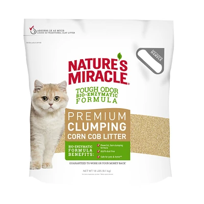 Nature's Miracle® Natural Care Clumping Corn Cat Litter - Lightweight, Low Dust, Natural