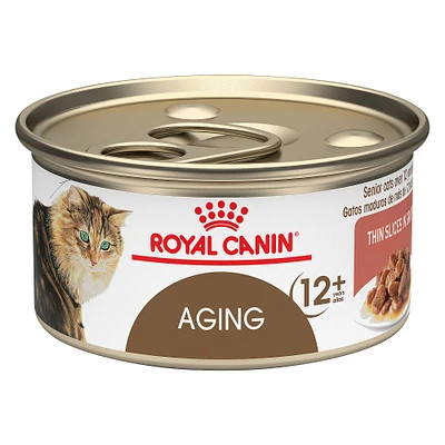 Royal Canin® Feline Health Nutrition Aging 12+ Thin Slices in Gravy Wet Cat Food  3 oz can