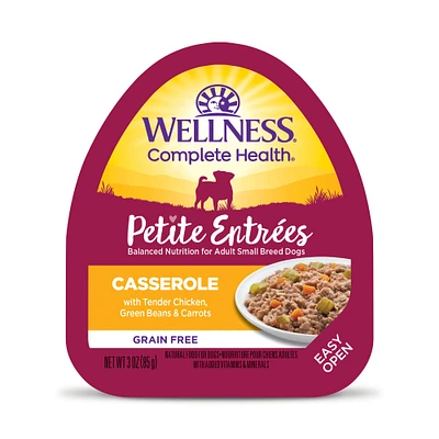 Wellness® Petite Entrees Small Breed Adult Dog Food - Natural, Grain Free, Casserole