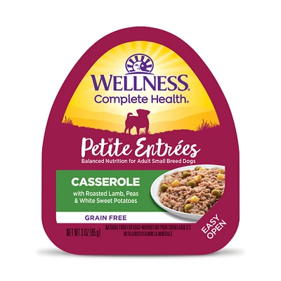 Wellness® Petite Entrees Small Breed Adult Dog Food - Natural, Grain Free, Casserole