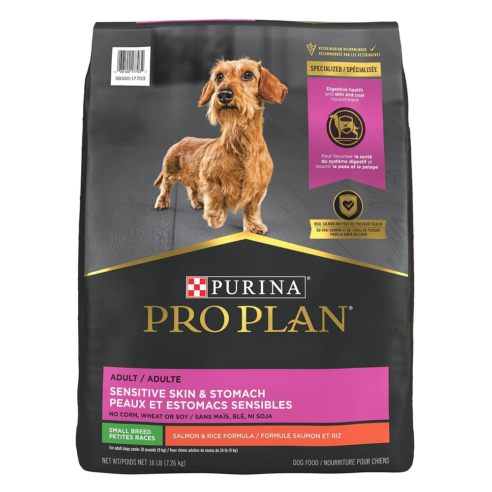 Purina Pro Plan Specialized Small Breed Adult Dry Dog Food - Sensitive Skin  & Stomach, Salmon & Rice - PetSmart in Tustin, CA