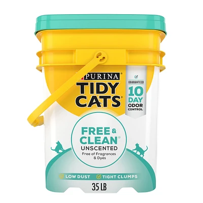 Purina® Tidy Cats® Free & Clean Clumping Multi-Cat Clay Cat Litter - Unscented, Low Dust