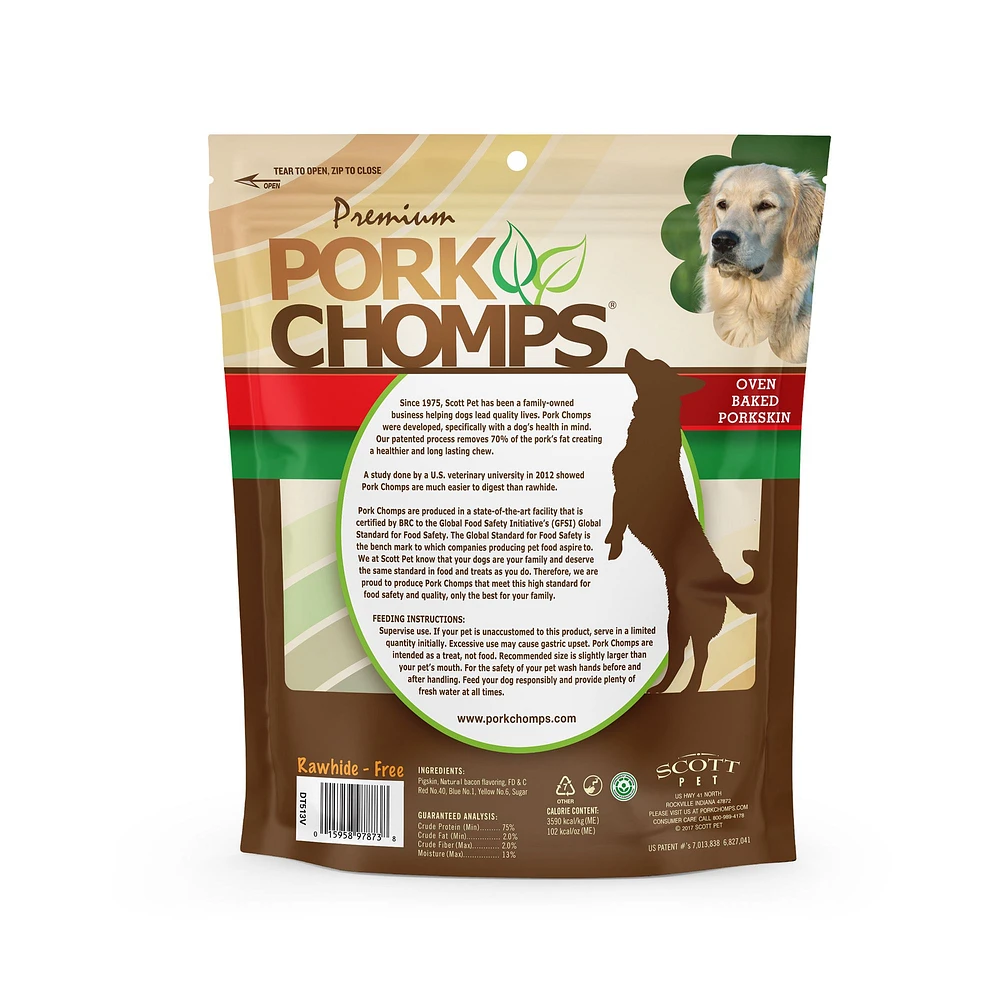 Pork Chomps™ Rawhide Free Knotted Bone Dog Treat - Bacon - PetSmart in  Tustin, CA