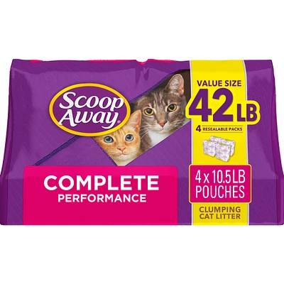 Scoop Away Complete Performance Clumping Clay Cat Litter - Low Dust