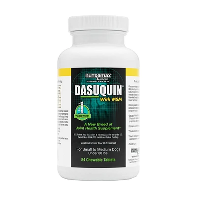 Nutramax® Dasuquin® with MSM Joint Health Supplement For Small to Medium Dogs - Chewable Tablets