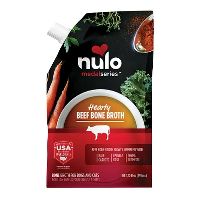 Nulo MedalSeries Bone Broth All Life Stage Wet Dog & Cat Food Topper
