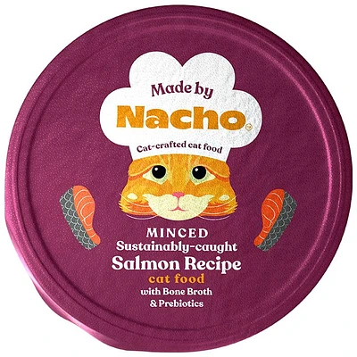 Made By Nacho™ Minced Sustainably Caught with Bone Broth & Prebiotics Wet Cat Food 2.5oz - Sal