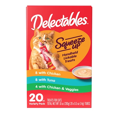 Hartz Delectables™ Squeeze Up Puree Variety Pack - 20 Pack