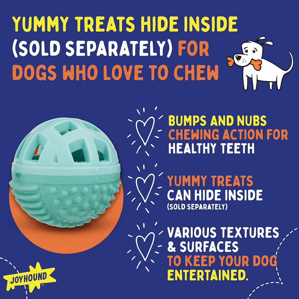 Joyhound Chew Well Ball Treat Dispenser Dog Toy | The Market Place